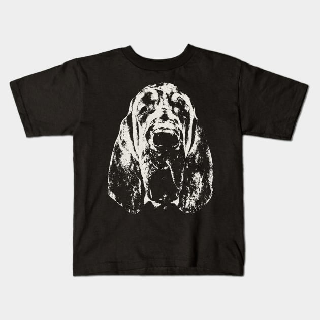 Bloodhound Kids T-Shirt by Nartissima